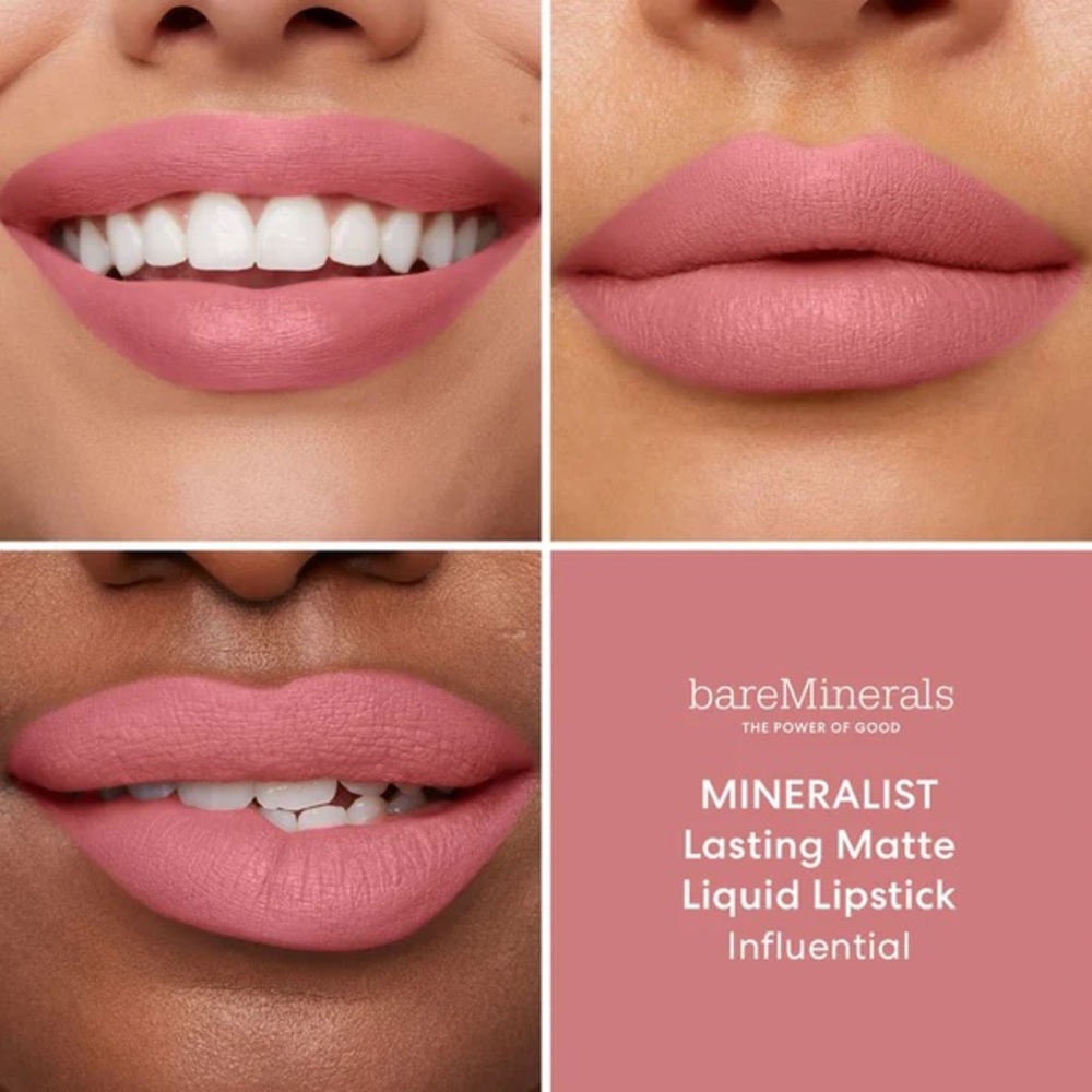 bareMinerals Mineralist Matte Lipstick - Influential Pink